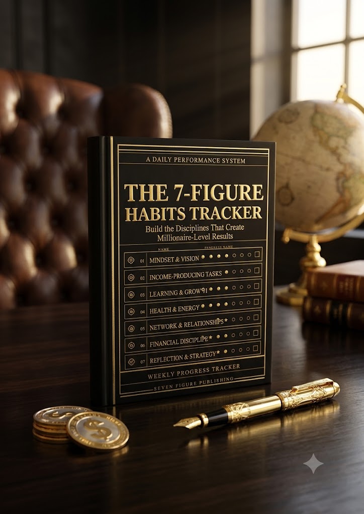 The 7-Figure Habits Tracker book cover