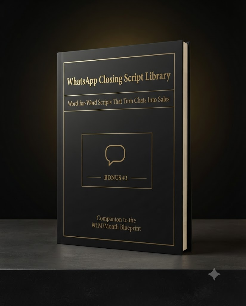 Bonus 2 — WhatsApp Closing Script Library, word-for-word scripts that turn chats into sales